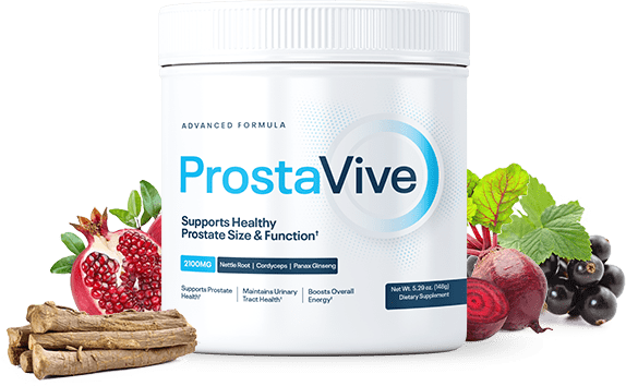 ProstaVive supplement bottle for prostate health and urinary comfort support
